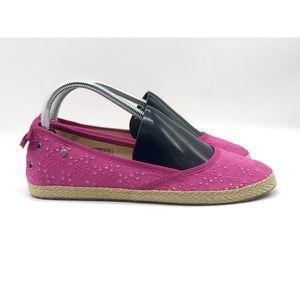 UGG‎ Shoes Women Size 6 Australia Tassy Eyelet Flats Pink S/N 1004022K